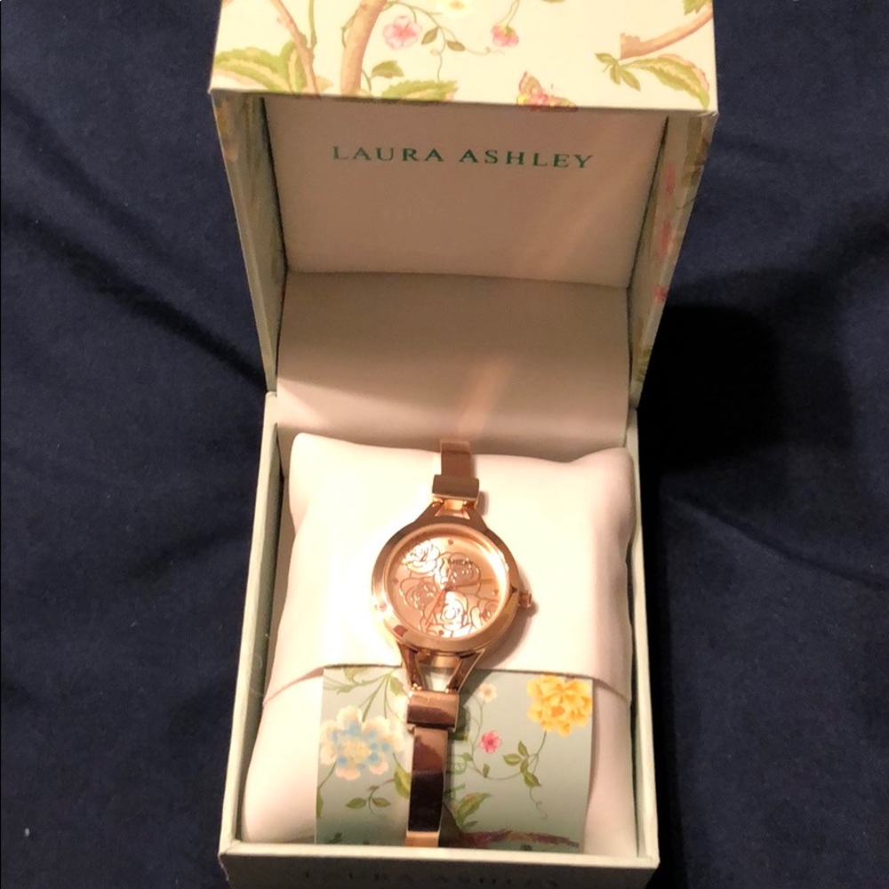 Laura Ashley Rose Gold Watch